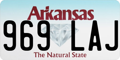 AR license plate 969LAJ