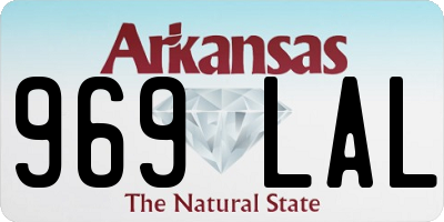AR license plate 969LAL