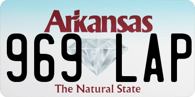 AR license plate 969LAP