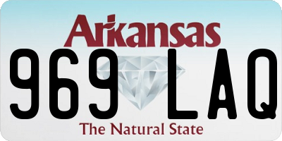 AR license plate 969LAQ
