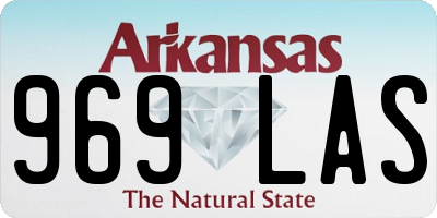 AR license plate 969LAS