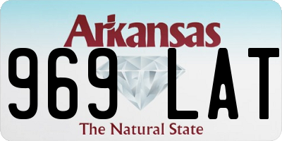 AR license plate 969LAT