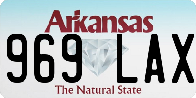 AR license plate 969LAX