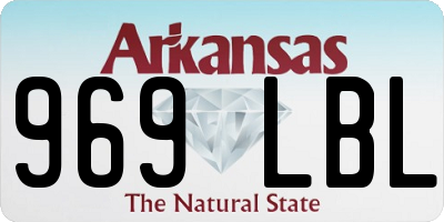AR license plate 969LBL