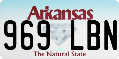 AR license plate 969LBN