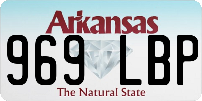 AR license plate 969LBP