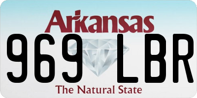 AR license plate 969LBR