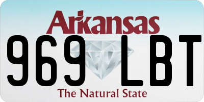 AR license plate 969LBT