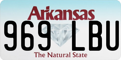 AR license plate 969LBU
