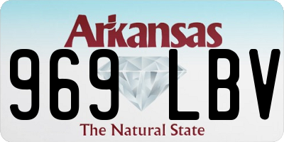 AR license plate 969LBV