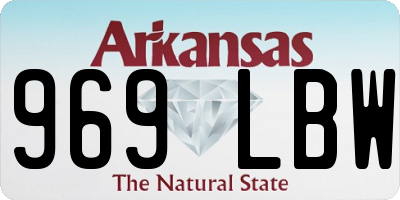 AR license plate 969LBW