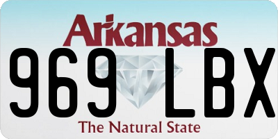 AR license plate 969LBX
