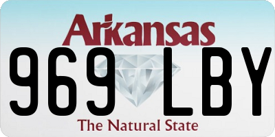 AR license plate 969LBY