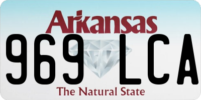 AR license plate 969LCA