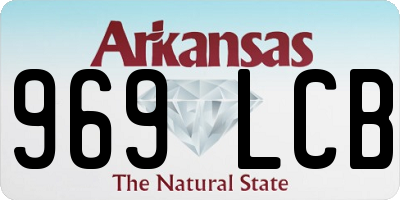 AR license plate 969LCB