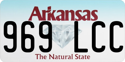 AR license plate 969LCC
