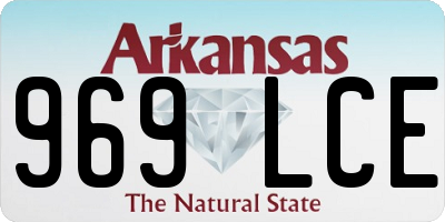 AR license plate 969LCE