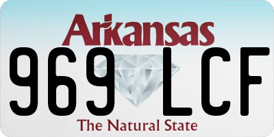 AR license plate 969LCF