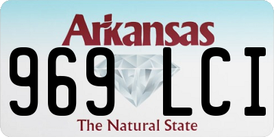AR license plate 969LCI