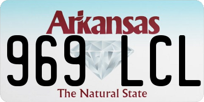 AR license plate 969LCL