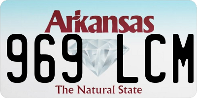 AR license plate 969LCM