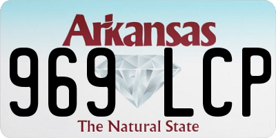 AR license plate 969LCP
