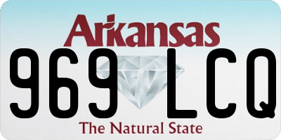 AR license plate 969LCQ