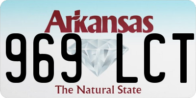 AR license plate 969LCT