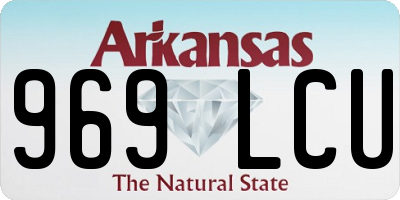 AR license plate 969LCU