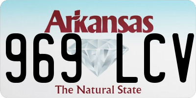AR license plate 969LCV