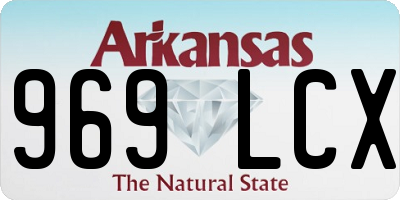 AR license plate 969LCX