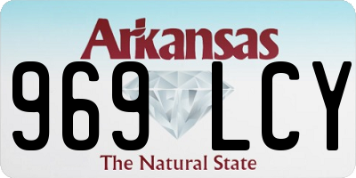 AR license plate 969LCY