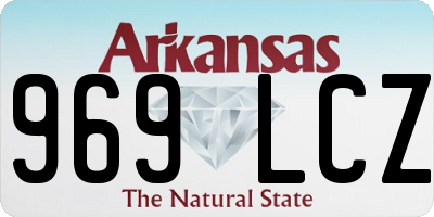 AR license plate 969LCZ
