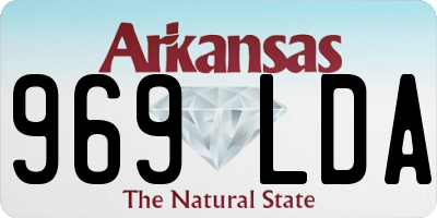 AR license plate 969LDA