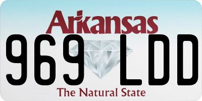 AR license plate 969LDD
