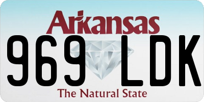 AR license plate 969LDK