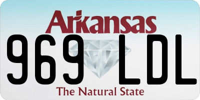 AR license plate 969LDL
