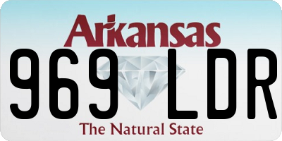 AR license plate 969LDR