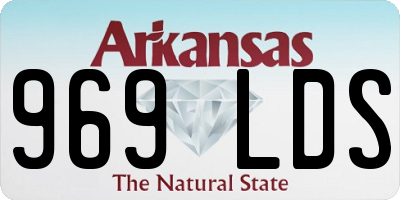AR license plate 969LDS