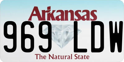 AR license plate 969LDW