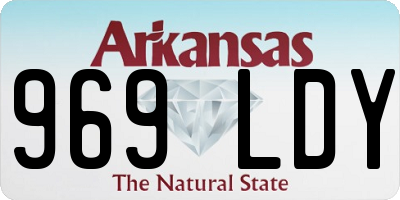AR license plate 969LDY