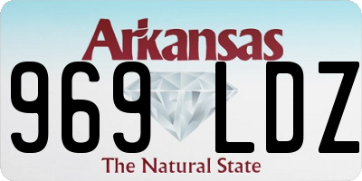 AR license plate 969LDZ