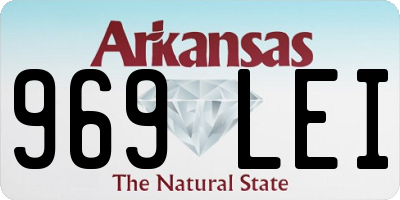 AR license plate 969LEI