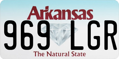 AR license plate 969LGR
