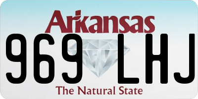 AR license plate 969LHJ