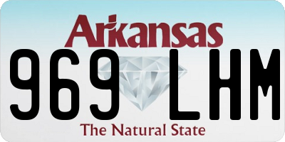 AR license plate 969LHM