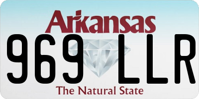AR license plate 969LLR