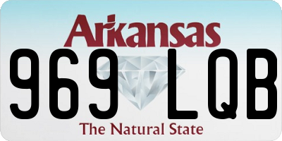 AR license plate 969LQB