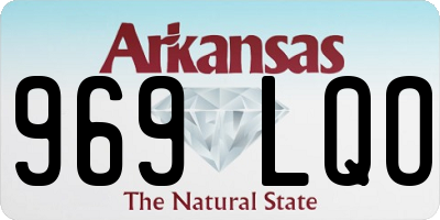 AR license plate 969LQO