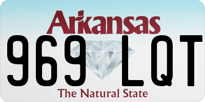 AR license plate 969LQT